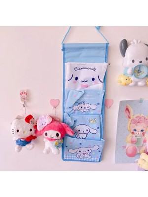 Syn İletişim Kuromi My Melody Hello Kitty Cinnamoroll Sanrio Dolap Içi Banya Oda Dekor Düzenleyici Organizatör