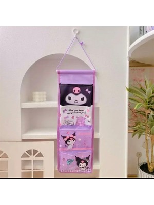 Syn İletişim Kuromi Sanrio Köstebek Y2K Dolap Içi Banya Oda Dekor Düzenleyici Organizatör