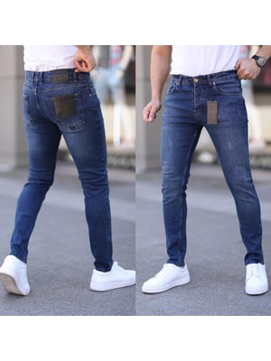 Redcode Jeans Erkek Likralı Slim Fit Kot Pantolon-Jean