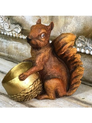 Gülçin Biblo Dünyası Fındık Sincap Saksı