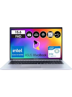 Asus Vivobook 15 F1502ZA-EJ1535 Intel I3-1215U 8gb Ram 1tb  SSD W11P 15,6" Fhd  Snertech Çanta