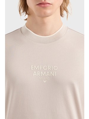 Emporio Armani Pamuklu Regular Fit T Shirt Erkek T Shirt 3D1T73 1jpzz 06H6