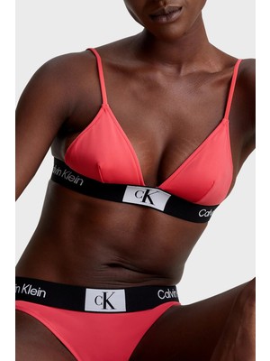 Calvin Klein Logolu Elastik Bel Bantlı Bikini Altı KW0KW02353TBK Bayan Bikini Altı KW0KW02353 Tbk