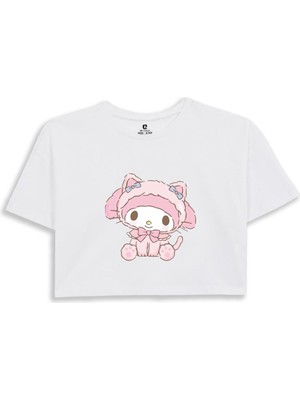 EZ Design My Melody Baskılı Crop Tshirt