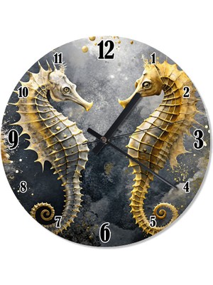 Karizma Tablo Denizatları Sessiz Duvar Saati