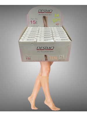 Desimo 24’Lü Ince Mat Süper 15 Kadın Dizaltı Çorap