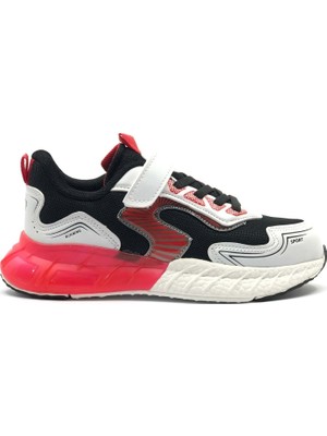 Cool Owen Kırmızı Cırtlı Ortopedik Hafif Taban Erkek Çocuk Spor Ayakkabı