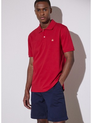 Brooks Brothers Kırmızı Erkek Polo T-Shirt BBSP23MTS029