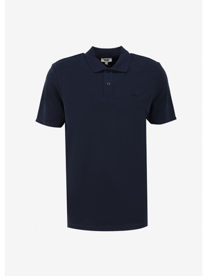 Jeep Lacivert Erkek Polo Yaka Relaxed Baskılı Polo T-Shirt C4SM-TST4503