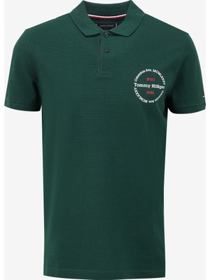 Tommy Hilfiger Yeşil Erkek Polo T-Shirt MW0MW34740