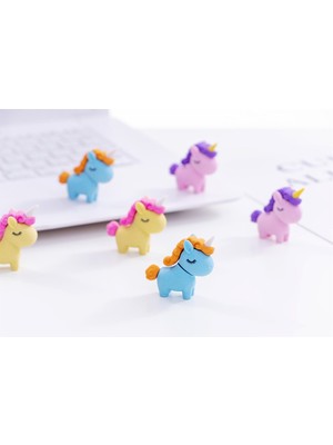 Çılgıntrend Sevimli Unicorn Silgi 3 Adet