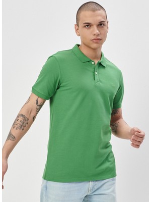 Lee Turkuaz Erkek Polo T-Shirt L211810303_POLO Yaka Tişört