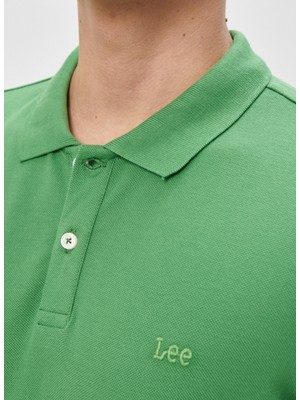 Lee Turkuaz Erkek Polo T-Shirt L211810303_POLO Yaka Tişört