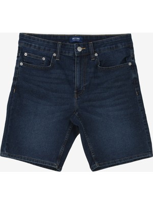 Only & Sons Normal Koyu Mavi Erkek Denim Şort Onsweft Dbd 7626 Pım Dnm Shorts Vd