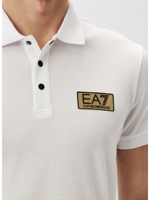 Ea7 Beyaz Erkek Polo T-Shirt 3DPF02PJ5AZ