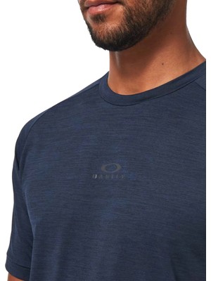 Oakley Koyu Yeşil Erkek Bisiklet Yaka Normal Kalıp T-Shirt FOA403038_O Fıt Rc Ss Tee