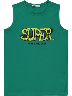 Civil Boys Erkek Çocuk T-Shirt 10-13 Yaş Çam Yeşili