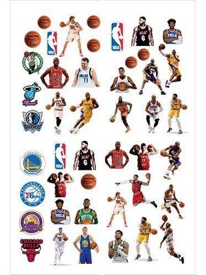 Parti Dükkanım Basketbol Temalı Sticker 33*48 cm
