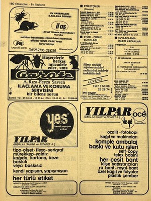 Hasyılmaz Izmir 1982-1983 Meslek Reklam Ilanı Efemera S179