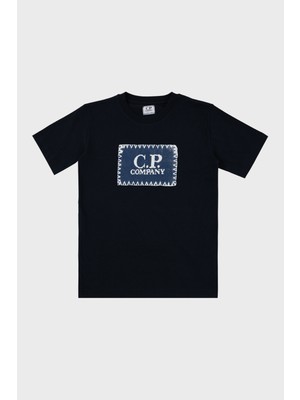 C.p. Company Pamuklu Bisiklet Yaka Çocuk T Shirt T Shirt 10CKTS054 005792W 888