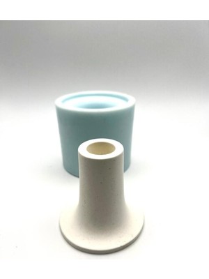 Wammolds Düz Uzun Şamdan Silikon Kalıp