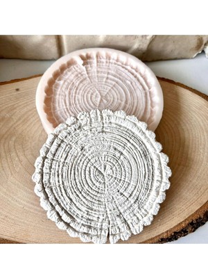 Wammolds Kütük Bardak Altlığı Silikon Kalıp