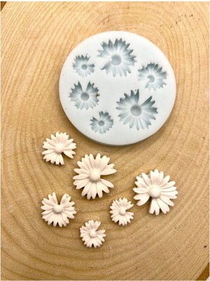 Wammolds Altılı Çiçek Silikon Kalıp