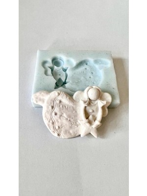 Wammolds Yıldızlı Şirin Melek Silikon Kalıp