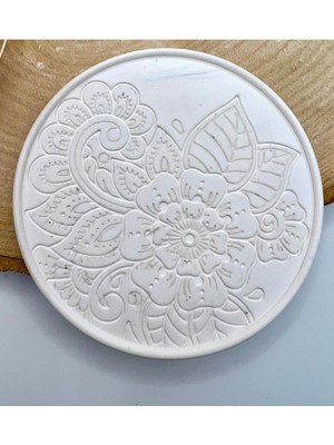 Wammolds Çiçekli Mandala Silikon Kalıp