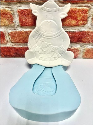 Wammolds Çam Ağaçlı Geyik Tabak Silikon Kalıp
