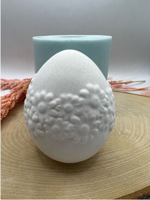 Wammolds Çiçek Bordürlü Yumurta Silikon Kalıp