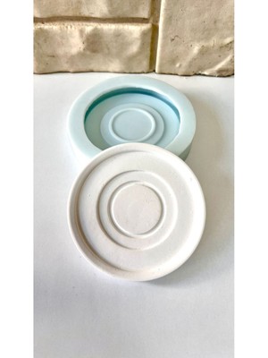 Wammolds Dekoratif Mum Tabağı Silikon Kalıp