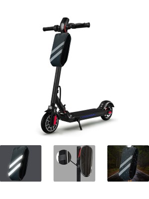 Microcase Taşınabilir Su Geçirmez 3 Bölmeli Geniş Iç Hacimli Flaşörlü Scooter Bisiklet Çantası AL4249