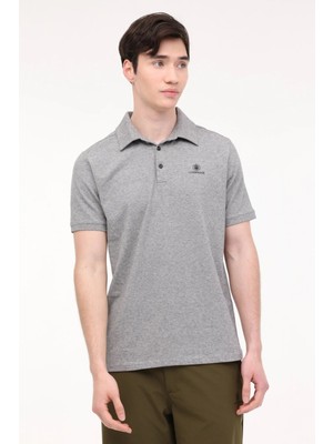 Lumberjack M-Bsc Polo T-Sh BS22 4fx Gri Erkek Polo Tshirt
