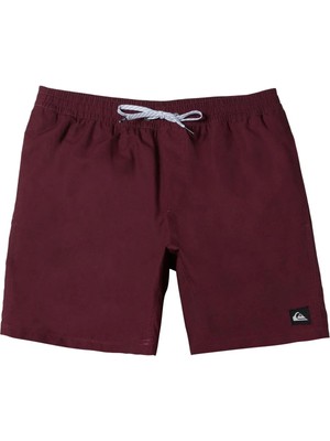 Quiksilver Everyday Solıd Volley 15 Bordo Erkek Mayo