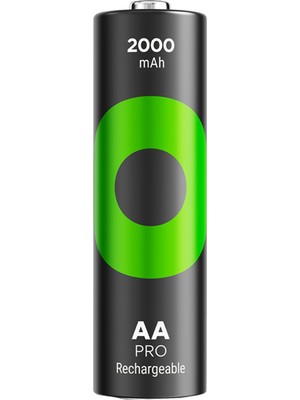 GP Recyko Pro AA 2000 mAh Şarjlı Pil 1,2 V Ni-Mh 4'lü Paket