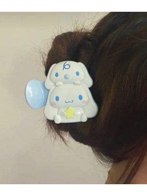 Cinnamoroll Sanrio Sakura Büyük Boy Büyük Boy Kışkaçlı Mandal Toka