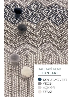 Konfor Beverly 2265 Modern Dokuma Bukle Halı100x200