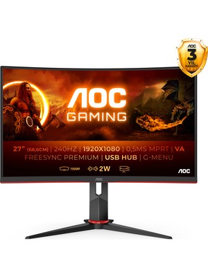 AOC 240 Hz Monitörler ve Fiyatları - Hepsiburada.com