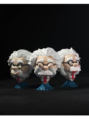 Turansoy Craft Albert Einstein Görmedim - Duymadım - Bilmiyorum Heykelleri