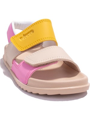 Vicco Krixi 321F23Y252CC Bej Ortopedik Günlük Kız Çocuk Spor Sandalet