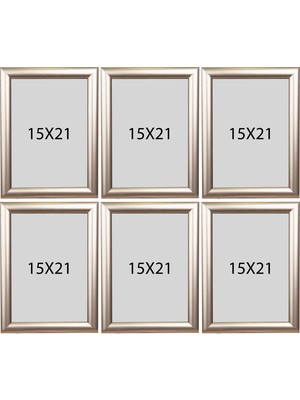 Araste 15CM x 21CM 6 Adet Resim, Fotoğraf, Çerçevesi Ayarlanabilir Ayaklı