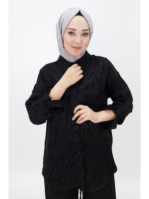 By Coolest Butik 24226 Jakar Kumaş Desenli Ikili Takım