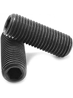 M4X4 mm Setskur - Siyah DIN:916 - 20 Adet