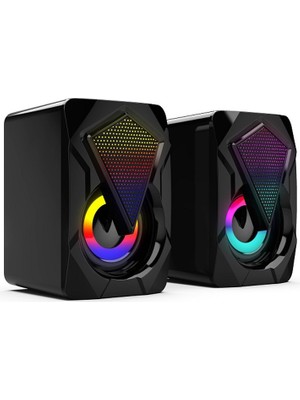 Lebeigo Taşınabilir Ev Ofis USB Bilgisayar Hoparlörü (Yurt Dışından)