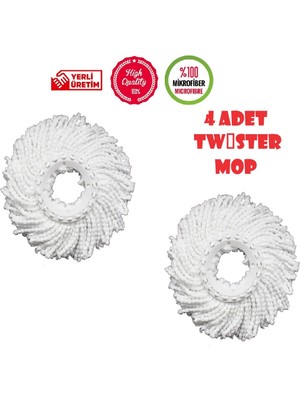 Safir Wermoplast Cotton Ip Mop 4 Adet