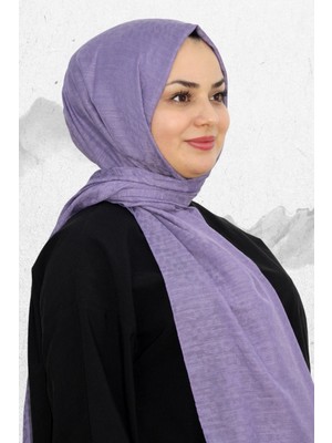 Elit Minelli Jakarlı Pamuk Şal EŞ5278-1