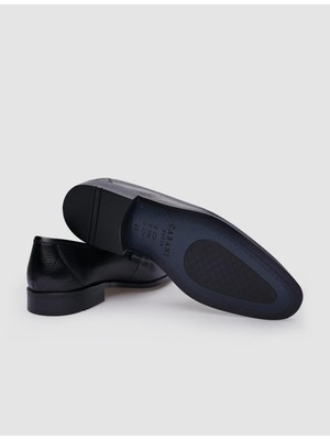 Cabani %100 Hakiki Deri Siyah Erkek Klasik Ayakkabı