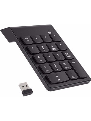 Alfalink AL-2021 Siyah USB Kablosuz Numeric Standart Klavye