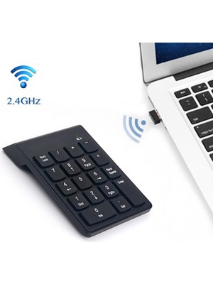 Alfalink AL-2021 Siyah USB Kablosuz Numeric Standart Klavye